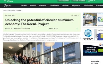Unlocking the potential of circular aluminium economy: The RecAL Project