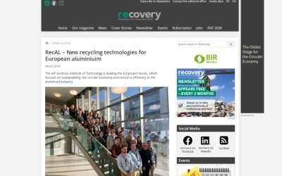 RecAL – Neue Recycling-Technologien für europäisches Aluminium