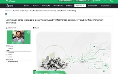 Aluminium scrap leakage is also often driven by information asymmetry and inefficient market matching