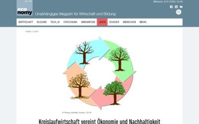 Kreislaufwirtschaft vereint Ökonomie und Nachhaltigkeit