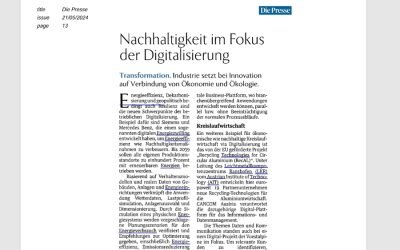 Nachhaltigkeit im Fokus der Digitalisierung
