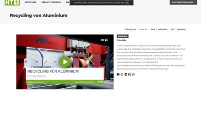 Recycling von Aluminium